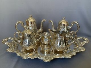 Gorgeous Heavy Sterling Silver 925 Tea & Coffee Set.  3951 Gr