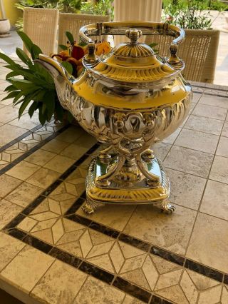 Tiffany Sterling Teapot&stand C1902 67 Oz.