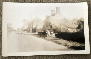 Ww2 Us Photo Of German Tank Knocked Out
