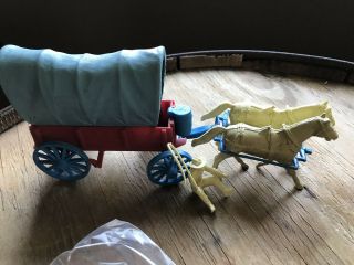 Rare Vintage Marx Wagon Train