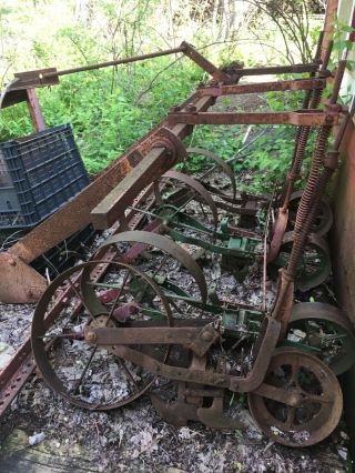 Rare Antique Planet Junior Jr.  Seeder Rear Mount