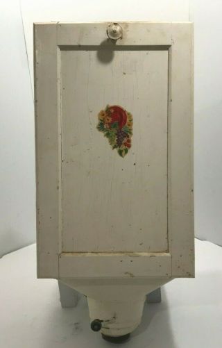 Antique Hoosier Sellers Kitchen Cabinet Flour Sifter Metal W/crank Cap