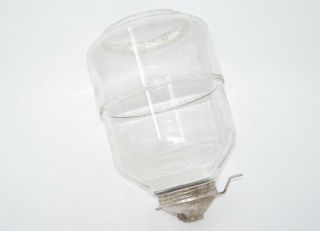 Vintage Glass Swing Out Hoosier Cabinet Flour Sugar Jar Canister Holder W Sifter