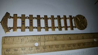 Vintage Nra Long Tiered Sharpshooter Medal Junior Rifle Corps Look