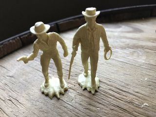 Marx Wagon Train Series 5000 4888 Figures Seth Adams And Flint Mccullough