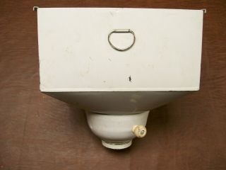 Vintage Hoosier Cabinet Bin And Flour Sifter Tin Washington Made In U.  S.  A