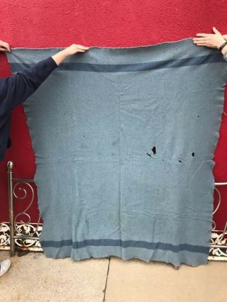 Civil War Regulation Army Wool Blanket With Name Label