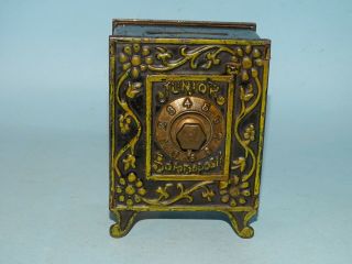 Junior Safe Deposit Cast Iron Safe Bank Henry C.  Hart 1895