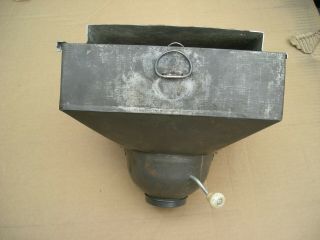 Antique Hoosier Cabnit Flour Bin,  Sifter & Bracket