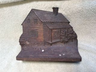Antique Bradley And Hubbard Cast Iron Doorstop Door Stop Signed