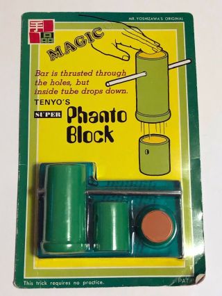 Early Tenyo Phanto Block (t - 74) 1976 / Vintage Tenyo Magic