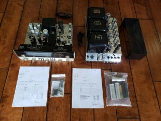 Vintage Mcintosh Mc - 240 Tube Stereo Amplifier & Mx110 Tuner Preamplifier /