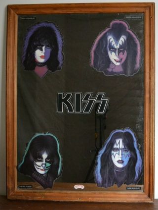 Kiss Mirror - 1978 Solo Lps - Casablanca Promo Mirror - Rare