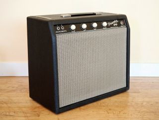 1964 Fender Princeton Pre - Cbs Vintage Tube Amp Brownface 6g2 Tuxedo White Knob