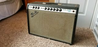 Vintage Fender Deluxe Reverb Guitar Amplifier