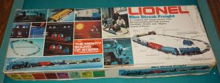 Lionel Blue Streak Freight Set 027 Gauge Mighty Sound Of Steam Vintage 70s Nos