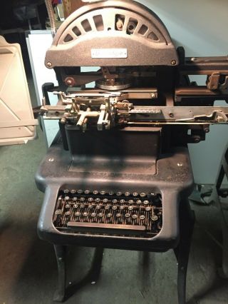 Adressograph Graphotype Dog Tag Machine Very Rare Emboss / Deboss