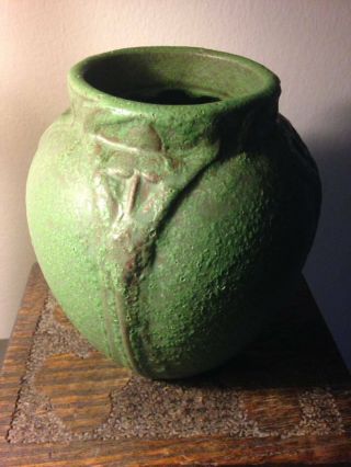 Rare Large Early Van Briggle Arts And Crafts Style Pot 525,  Dated 1906.