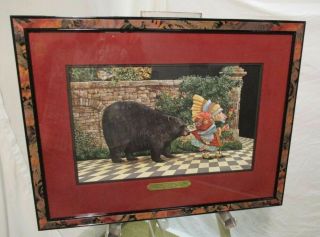 Vintage Framed James C Christensen Pencil Signed Limited Edition Print 87/850