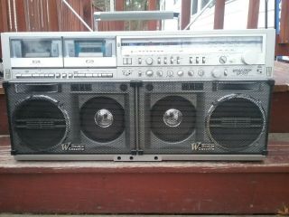 Sharp Gf - 777 Vintage Stereo Boombox Ghettoblaster