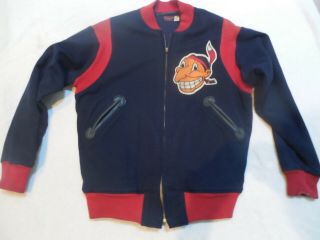 1948 Game Cleveland Indians Baseball Warm Up Jacket World Series Rare
