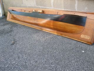 Ss Albany Antique Wooden Ship Model,  Half Hull,  Alexander Stephen & Sons