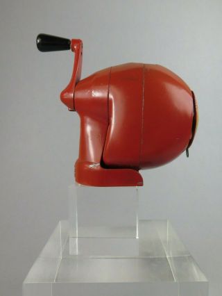 Vintage Brinco Selector Hand Crank Mechanical Planetary Desktop Pencil Sharpener