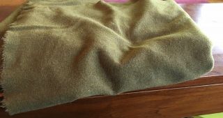 Ww2 World War Two Us Army Od Wool Blanket,  Unissued