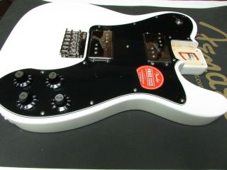 Fender Squier Vintage Modified Deluxe Telecaster Olympic White Loaded Body