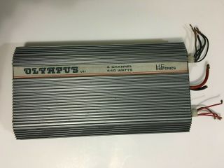 Old School Hifonics Extremely Rare Olympus Vii Zed Built Amp Amplifier
