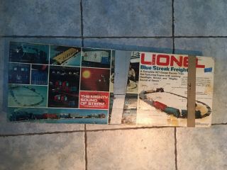 Lionel Blue Streak Freight Train Set Vintage 70s 6 - 1385 Great