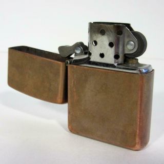 Zippo Copper Lighter E 03 May 2003 Vintage Patina Marlboro Blend No 27 Promo