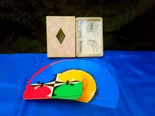 Vintage Tenyo Fanning Deck Box & Instructions Magic Rare Collectible