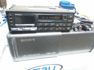 Old School Rare Sony Xr - 7500 With Cdx - A15 Cd Changer