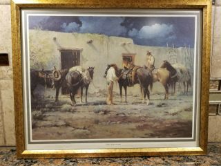 G.  Harvey Framed Print " When Tradin 